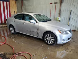 2009 Lexus IS 250 with VIN JTHCK262295028568, listed as a Copart auction lot 60450065 with 106,387 mi miles and Salvage title. Bid and sale history available at DreamBid. Image 4.