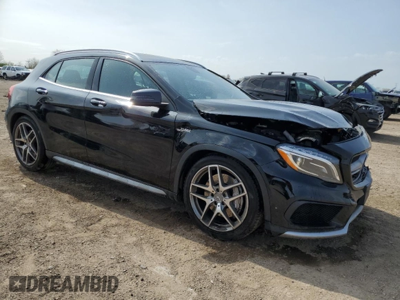 2015 Mercedes-Benz GLA 45 AMG z VIN WDDTG5CB6FJ100812, wystawiony jako Copart lot #54615385 z przebiegiem 73 770 mil mil oraz Szkoda całkowita • Salvage title. Historia ofert i sprzedaży dostępna na DreamBid. Obrazek 4.