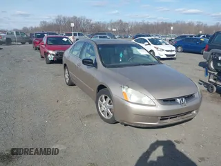 2005 Honda Accord EX-L z VIN 1HGCM665X5A034702, wystawiony jako IAAI lot #41683069 z przebiegiem 232 931 mil mil oraz . Historia ofert i sprzedaży dostępna na DreamBid. Obrazek 1.