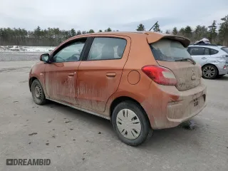 2017 Mitsubishi Mirage ES with VIN ML32A3HJ8HH013115, listed as a Copart auction lot 44993195 with 132,286 mi miles and Salvage Title. Bid and sale history available at carsss.com. Image 2.