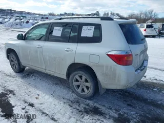 2009 Toyota Highlander with VIN JTEES41A492129824, listed as a IAAI auction lot 41374084 with 171,588 mi miles. Bid and sale history available at carsss.com. Image 3.
