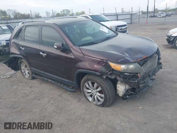 2011 Kia Sorento LX with VIN 5XYKT4A2XBG113507, listed as a IAAI auction lot 41912423 with 1 mi miles. Bid and sale history available at carsss.com. Image 1.