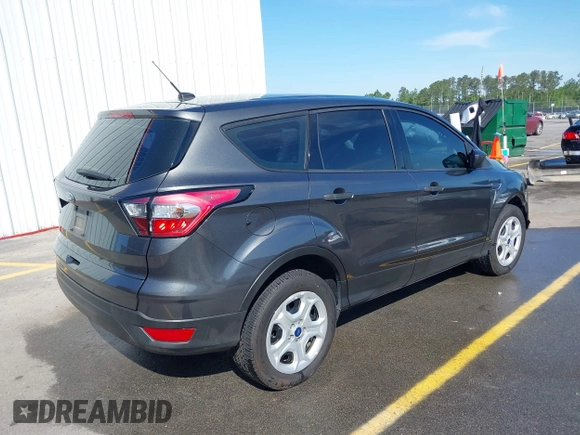 2018 Ford Escape S with VIN 1FMCU0F74JUA33207, listed as a IAAI auction lot 42051496 with 80,130 mi miles. Bid and sale history available at carsss.com. Image 4.