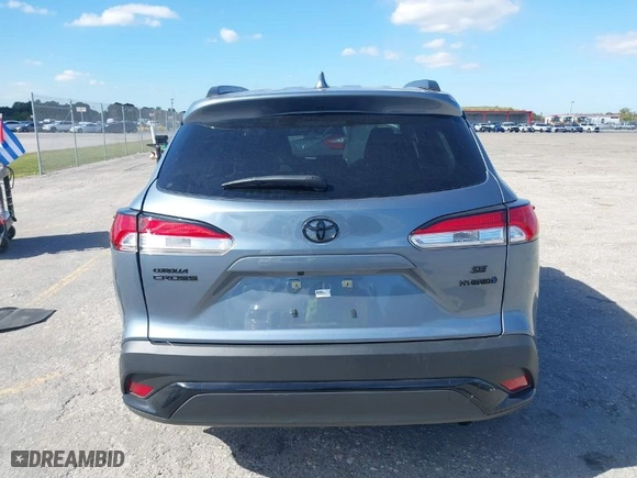 2024 Toyota Corolla Cross Hybrid S with VIN 7MUFBABG7RV040614, listed as a IAAI auction lot 41309924 with 5,898 mi miles. Bid and sale history available at carsss.com. Image 16.