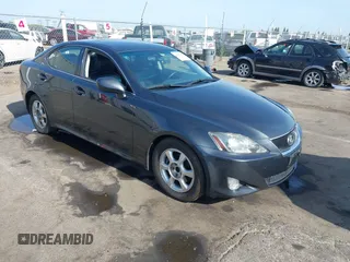 2006 Lexus IS 250 with VIN JTHBK262X65017860, listed as a IAAI auction lot 42498287 with 211,178 mi miles and . Bid and sale history available at DreamBid. Image 1.