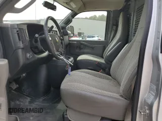 2018 Chevrolet Express Cargo with VIN 1GCWGAFG2J1338480, listed as a Copart auction lot 48854345 with 100,816 mi miles and Salvage title. Bid and sale history available at DreamBid. Image 7.