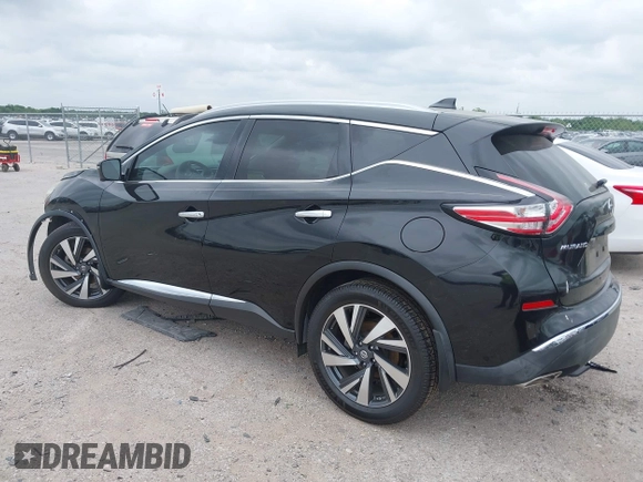 2017 Nissan Murano SL z VIN 5N1AZ2MG5HN159328, wystawiony jako IAAI lot #42130768 z przebiegiem 77 822 mil mil oraz . Historia ofert i sprzedaży dostępna na DreamBid. Obrazek 3.