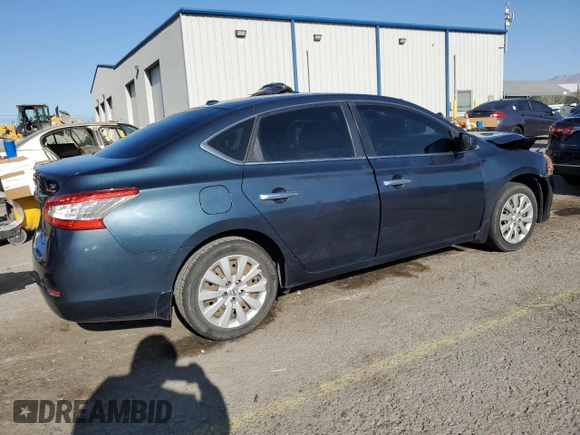2013 Nissan Sentra S with VIN 3N1AB7AP5DL659304, listed as a Copart auction lot 52418855 with 117,475 mi miles and Salvage Title. Bid and sale history available at DreamBid. Image 3.