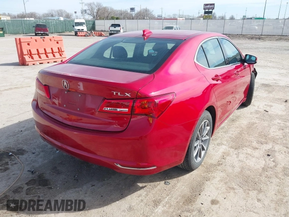 2020 Acura TLX with VIN 19UUB1F39LA002994, listed as a IAAI auction lot 41810024 with 64,896 mi miles and . Bid and sale history available at DreamBid. Image 4.