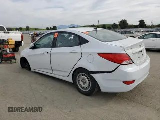 2017 Hyundai Accent SE with VIN KMHCT4AE6HU376532, listed as a Copart auction lot 47270745 with 133,725 mi miles and Salvage Title. Bid and sale history available at carsss.com. Image 2.