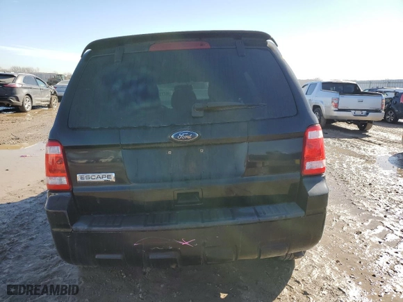 2010 Ford Escape XLT with VIN 1FMCU0D72AKA85305, listed as a Copart auction lot 46711265 with 120,416 mi miles and Salvage Title. Bid and sale history available at carsss.com. Image 6.
