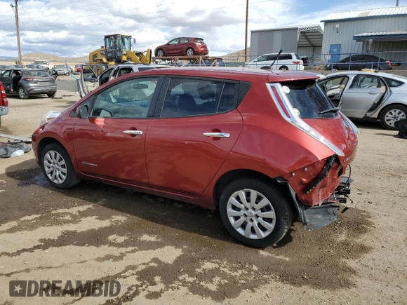 2013 Nissan LEAF SV with VIN 1N4AZ0CP6DC425817, listed as a Copart auction lot 44527595 with 102,899 mi miles and Salvage Title. Bid and sale history available at carsss.com. Image 2.