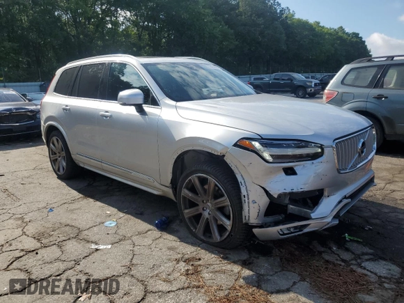 2018 Volvo XC90 Inscription with VIN YV4A22PL6J1219113, listed as a Copart auction lot 56428835 with 50,732 mi miles and Salvage title. Bid and sale history available at DreamBid. Image 4.