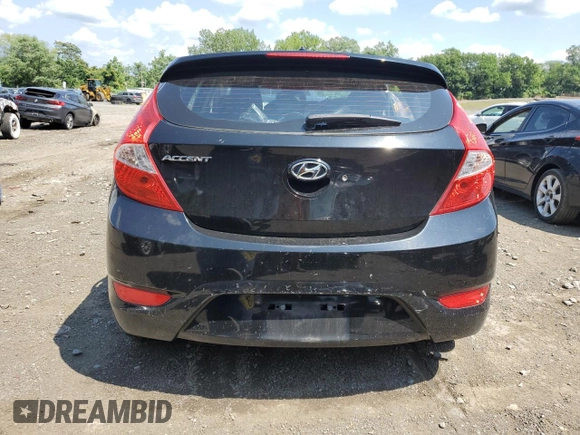 2016 Hyundai Accent Sport with VIN KMHCU5AE6GU246753, listed as a Copart auction lot 61643103 with 86,198 mi miles. Bid and sale history available at carsss.com. Image 6.
