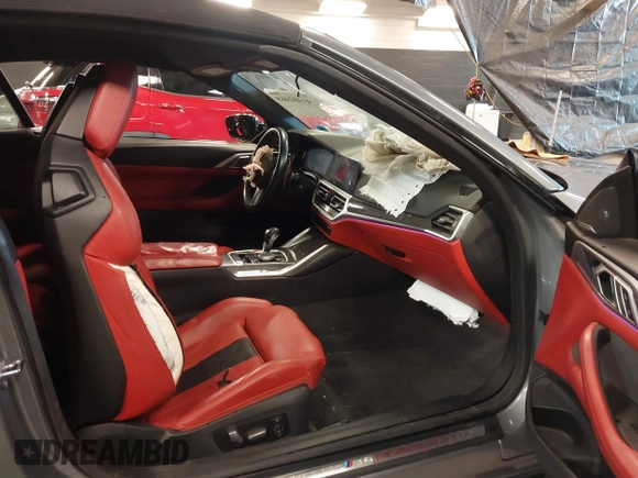 2023 BMW M4 Competition xDrive with VIN WBS33BA01PCL30830, listed as a IAAI auction lot 41402469 with 21,796 mi miles and . Bid and sale history available at DreamBid. Image 5.