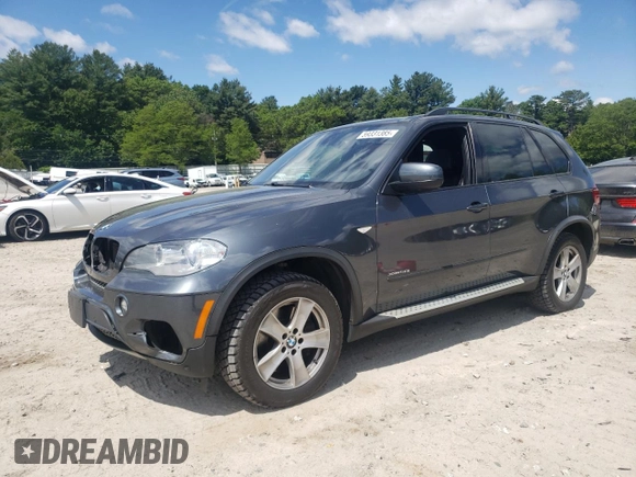 2013 BMW X5 xDrive50i with VIN 5UXZV8C53D0C15412, listed as a Copart auction lot 59331385 with 127,348 mi miles and Clean title. Bid and sale history available at DreamBid. Image 1.