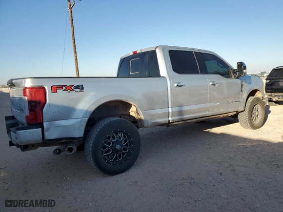 2017 Ford Super Duty F-250 SRW Lariat with VIN 1FT7W2BT2HEE63563, listed as a Copart auction lot 83480094 with 96,905 mi miles and Clean Title. Bid and sale history available at carsss.com. Image 3.