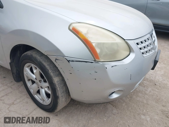 2009 Nissan Rogue SL with VIN JN8AS58T09W320539, listed as a IAAI auction lot 41870913 with 210,432 mi miles and . Bid and sale history available at DreamBid. Image 6.