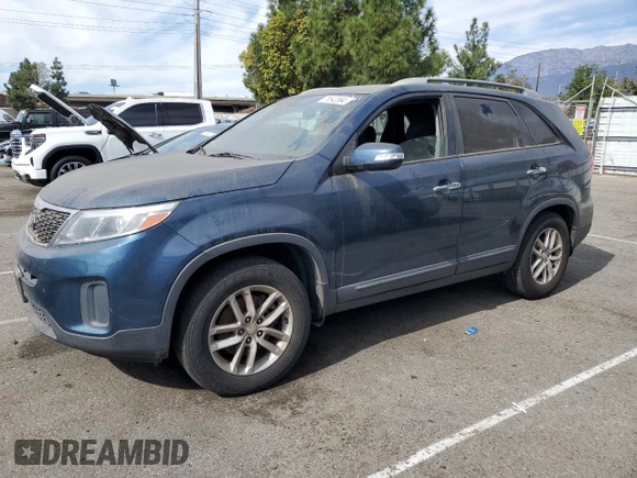 2014 Kia Sorento LX with VIN 5XYKT4A7XEG459296, listed as a Copart auction lot 78542994 with Not Provided miles and Clean Title. Bid and sale history available at carsss.com. Image 1.