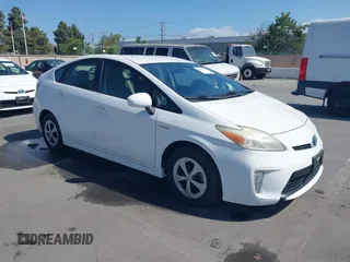 2012 Toyota Prius One with VIN JTDKN3DU9C1551440, listed as a IAAI auction lot 42147982 with 17,345 mi miles. Bid and sale history available at carsss.com. Image 1.