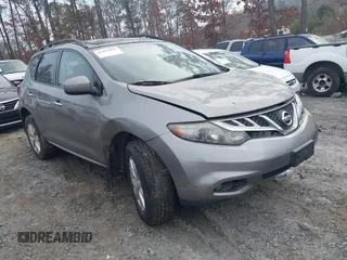 2012 Nissan Murano S with VIN JN8AZ1MW9CW220533, listed as a IAAI auction lot 41492825 with 150,409 mi miles. Bid and sale history available at carsss.com. Image 1.