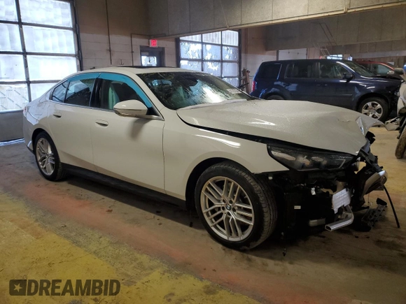 2024 BMW 5 Series 530i xDrive with VIN WBA53FJ02RCR63733, listed as a Copart auction lot 41767235 with Not provided miles and Clean title. Bid and sale history available at DreamBid. Image 4.