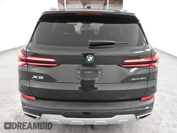 2025 BMW X5 xDrive40i with VIN 5UX23EU01S9W25124, listed as a Copart auction lot 49742835 with 35,175 mi miles and Clean Title. Bid and sale history available at carsss.com. Image 6.