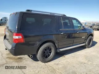 2007 Ford Expedition EL Limited with VIN 1FMFK195X7LA45105, listed as a Copart auction lot 83720814 with 165,751 mi miles and Clean Title. Bid and sale history available at carsss.com. Image 3.