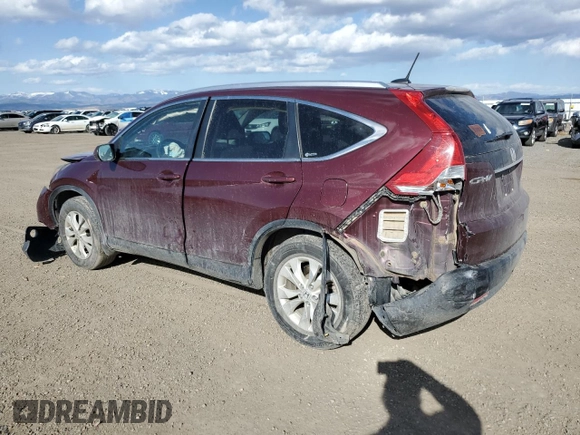 2012 Honda CR-V EX-L with VIN 5J6RM4H7XCL028874, listed as a Copart auction lot 52494475 with 234,035 mi miles and Salvage title. Bid and sale history available at DreamBid. Image 2.