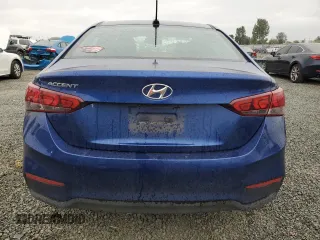 2021 Hyundai Accent Limited with VIN 3KPC34A67ME152725, listed as a Copart auction lot 74799464 with 24,519 mi miles and Salvage Title. Bid and sale history available at carsss.com. Image 6.