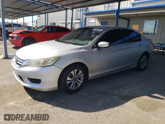 2013 Honda Accord LX z VIN 1HGCR2F37DA233990, wystawiony jako Copart lot #51832815 z przebiegiem 107 636 mil mil oraz Szkoda całkowita • Salvage title. Historia ofert i sprzedaży dostępna na DreamBid. Obrazek 1.
