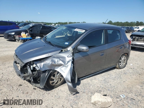 2017 Mitsubishi Mirage SE with VIN ML32A4HJXHH016300, listed as a Copart auction lot 52125395 with 59,803 mi miles and Salvage title. Bid and sale history available at DreamBid. Image 1.