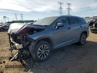 2021 Lexus RX with VIN JTJHZKFA3M2033702, listed as a Copart auction lot 43055955 with 23,166 mi miles and Salvage Title. Bid and sale history available at carsss.com. Image 1.