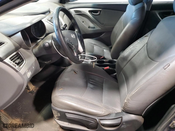 2012 Hyundai Elantra Limited with VIN 5NPDH4AE5CH087140, listed as a Copart auction lot 84626734 with 248,421 mi miles and Salvage Title. Bid and sale history available at carsss.com. Image 7.