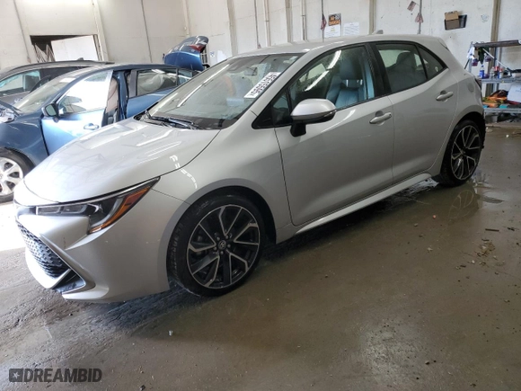 2021 Toyota Corolla Hatchback XSE with VIN JTNC4MBE7M3147028, listed as a Copart auction lot 45515595 with 41,040 mi miles and Salvage Title. Bid and sale history available at carsss.com. Image 1.