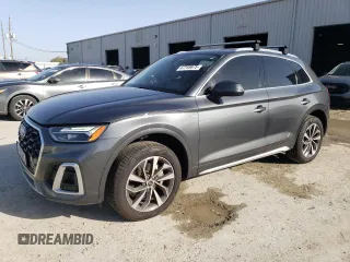 2022 Audi Q5 S line Premium Plus with VIN WA1EAAFY0N2016503, listed as a Copart auction lot 47749875 with 59,499 mi miles and Salvage Title. Bid and sale history available at carsss.com. Image 1.