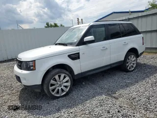 2013 Land Rover Range Rover Sport HSE with VIN SALSF2D40DA808776, listed as a Copart auction lot 62732355 with 197,310 mi miles and Salvage title. Bid and sale history available at DreamBid. Image 1.