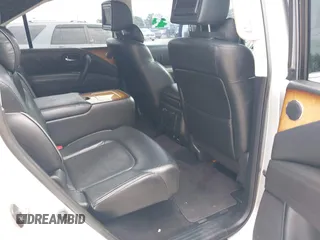 2011 Infiniti QX56 7-passenger with VIN JN8AZ2NF8B9501238, listed as a IAAI auction lot 42430925 with 188,605 mi miles and . Bid and sale history available at DreamBid. Image 8.