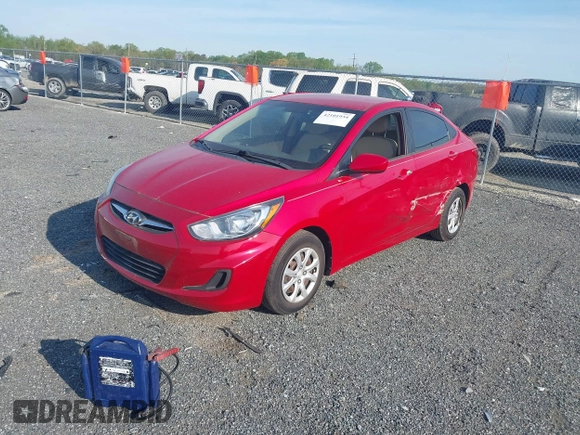 2014 Hyundai Accent GLS with VIN KMHCT4AE1EU739427, listed as a IAAI auction lot 42101934 with 29,298 mi miles and . Bid and sale history available at carsss.com. Image 2.