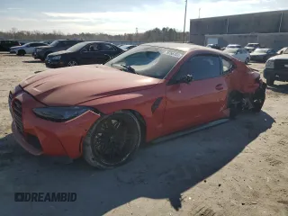 2024 BMW M4 Competition xDrive with VIN WBS43AZ0XRCP80630, listed as a Copart auction lot 79766704 with 0 mi miles and Salvage Title. Bid and sale history available at carsss.com. Image 1.