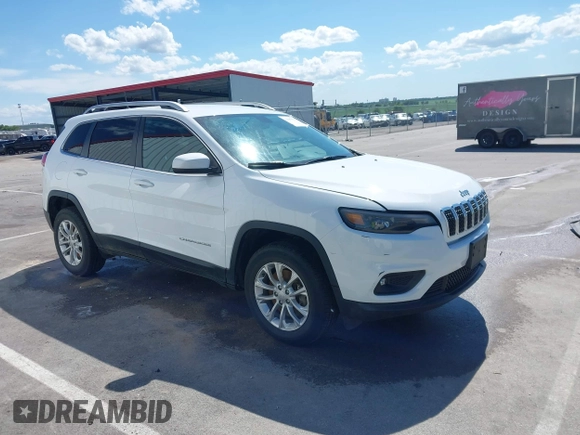 2019 Jeep Cherokee Latitude with VIN 1C4PJMCB6KD284293, listed as a IAAI auction lot 42597573 with 112,301 mi miles and . Bid and sale history available at DreamBid. Image 1.