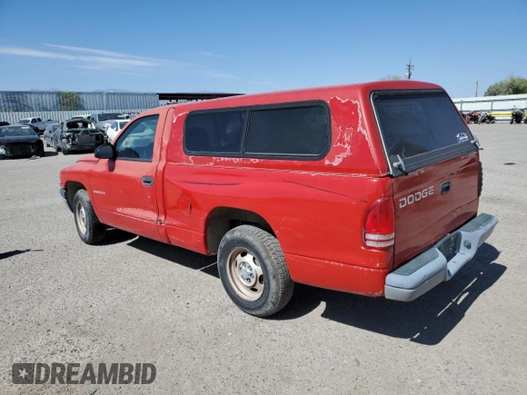 1999 Dodge Dakota SLT with VIN 1B7FL26X0XS114581, listed as a Copart auction lot 54607174 with 0 mi miles and Clean Title. Bid and sale history available at carsss.com. Image 2.