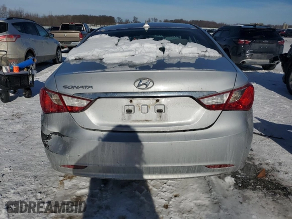 2011 Hyundai Sonata GLS with VIN 5NPEB4AC1BH011515, listed as a Copart auction lot 42422335 with 130,971 mi miles and Salvage Title. Bid and sale history available at carsss.com. Image 6.