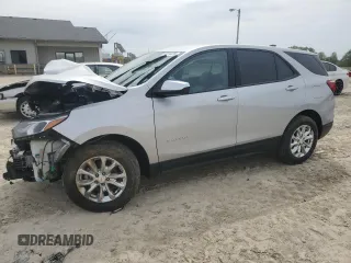 2019 Chevrolet Equinox LS z VIN 2GNAXHEV0K6136374, wystawiony jako Copart lot #54014335 z przebiegiem 78 669 mil mil oraz Szkoda całkowita • Salvage title. Historia ofert i sprzedaży dostępna na DreamBid. Obrazek 1.