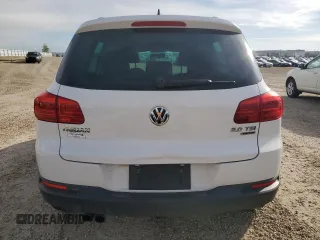 2014 Volkswagen Tiguan Trendline with VIN WVGJV3AX9EW540904, listed as a Copart auction lot 63908715 with Not provided miles and Salvage title. Bid and sale history available at DreamBid. Image 6.