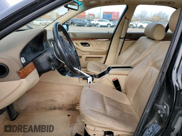 1998 BMW 5 Series 528iA with VIN WBADD6320WGT90679, listed as a Copart auction lot 86262224 with 200,336 mi miles and Salvage Title. Bid and sale history available at carsss.com. Image 7.