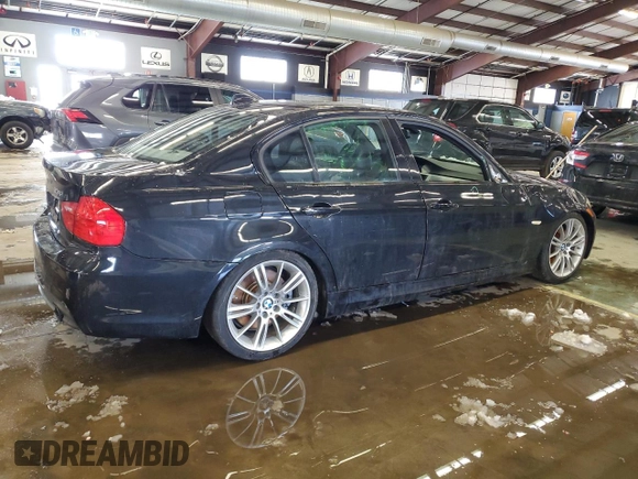2011 BMW 3 Series 335i with VIN WBAPM5C52BE435581, listed as a Copart auction lot 43613475 with 125,322 mi miles and Salvage Title. Bid and sale history available at carsss.com. Image 3.