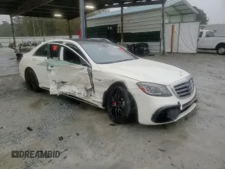 2018 Mercedes-Benz S 63 AMG with VIN WDDUG8JB2JA343602, listed as a Copart auction lot 84506804 with 103,928 mi miles and Salvage title. Bid and sale history available at DreamBid. Image 11.