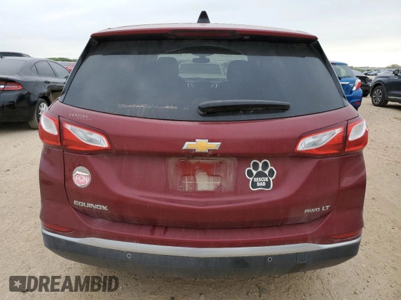 2019 Chevrolet Equinox LT z VIN 2GNAXUEV4K6249253, wystawiony jako Copart lot #53160415 z przebiegiem 59 362 mil mil oraz Czysty tytuł • Clean title. Historia ofert i sprzedaży dostępna na DreamBid. Obrazek 6.