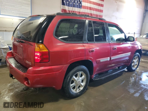 2004 GMC Envoy SLE with VIN 1GKDT13S442263537, listed as a Copart auction lot 52191775 with 0 mi miles and Salvage Title. Bid and sale history available at carsss.com. Image 3.